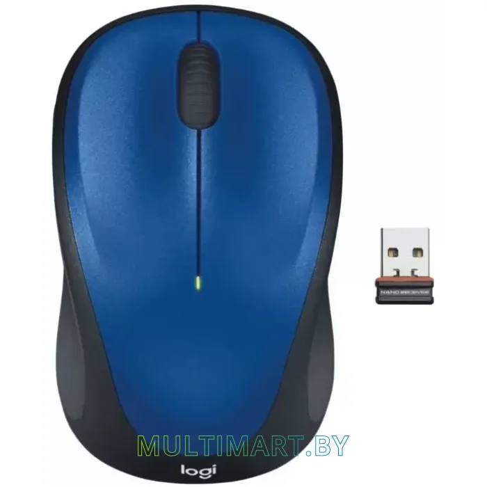 Мышь Logitech M235 Wireless (синий/черный)